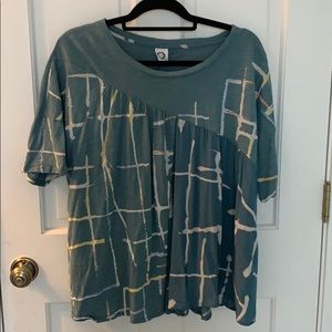 Anthropologie Akemi + Kin Blue Blouse